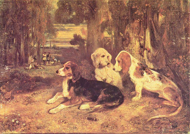 Alexandre-Gabriel Decamps Jagdhunde